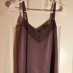 Dolan Purple Camisole with Velvet Trim